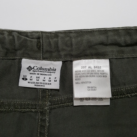COLUMBIA pull on cargo pants sz S - Picture 4 of 8